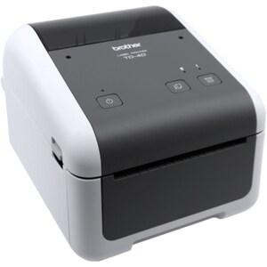 BROTHER TD-4410D Etikettendrucker, Labeldrucker, Desktopdrucker, Thermodirekt, 4 Zoll, Auflösung: 8 Punkte/mm (203dpi), Me