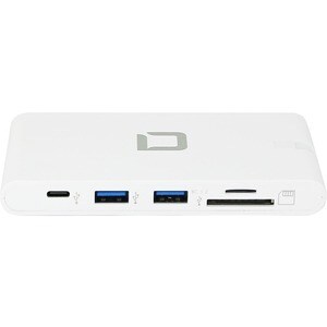 Dicota USB-Typ C Docking Station für Notebook - 4 x USB-Anschlüsse - 2 x USB 2.0 - 2 x USB 3.0 - USB Typ C - Netzwerk (RJ-