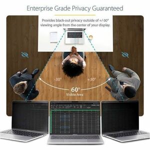 StarTech.com PRIVSCNMAC13 13-Zoll-Blickschutzfolie - Matt/Glänzend - privacy filter - MacBook Pro - für 33 cm (13 Zoll) Wi