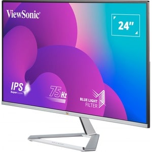 Viewsonic VX Series VX2476-SMH. Bildschirmdiagonale: 60,5 cm (23.8"), Display-Auflösung: 1920 x 1080 Pixel, HD-Typ: Full H