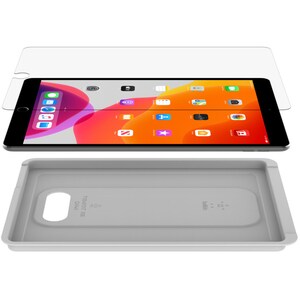 Belkin ScreenForce 9H Gehärtetes Glas Displayschutz für iPad (7. Generation), iPad (8. Generation), iPad (9. Generation), 