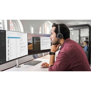 Cisco Kabel/Kabellos Kopfbügel Stereo Headset - Schwarz - Binaural - Ohrumschließend - 20 Hz bis 20 kHz Frequenzgang - 650