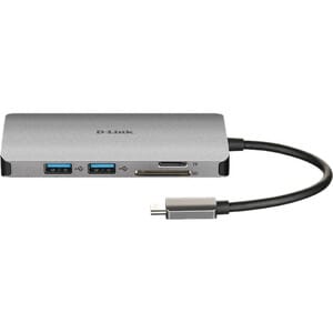 D-Link DUB-M810 USB-Typ C Docking Station für Notebook - 100 W - 3 x USB 3.0 - USB Typ C - Netzwerk (RJ-45) - HDMI - Kabel