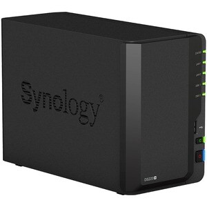 Synology DiskStation DS220+ 2 x Gesamtzahl Einschübe SAN/NAS-Speichersystem Celeron J4025 Dual-Core 2 GHz - 2 GB RAM - DDR