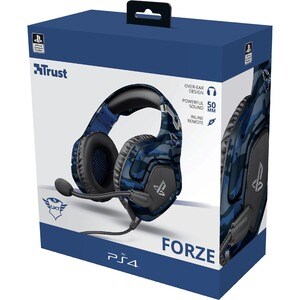 Trust Gaming Forze 488 Kabel Kopfbügel Stereo Gaming Headset - Blau - Binaural - Ohrumschließend - 20 Hz bis 20 kHz Freque