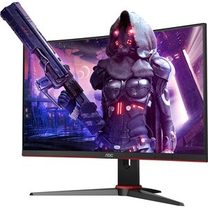 AOC C24G2AE 24 Zoll Class Full HD Gekrümmter Bildschirm Gaming-LCD-Monitor - 16:9 Format - Rot - 59,9 cm (23,6 Zoll) Viewa