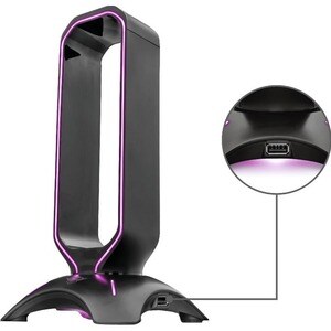 Trust Cintar Headset-Halterung - 25,5 cm Höhe x 13 cm Breite x 13 cm Tiefe - Schwarz