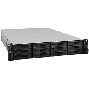 Synology RackStation RS3621XS+ 12 x Gesamtzahl Einschübe SAN/NAS-Speichersystem - Intel Xeon D-1541 Octa-Core 2,10 GHz - 8
