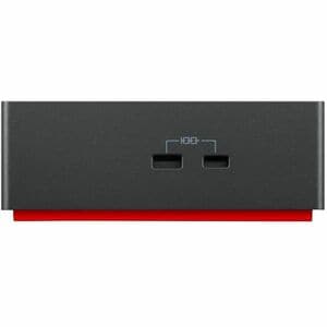 Lenovo USB-Typ C Docking Station für Notebook - Schwarz - 3 Unterstützte Displays - 3840 x 2160 - 2 x USB 2.0 - USB Typ C 