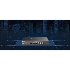 TP-Link Omada ER7206 Ethernet Drahtlos Router - 4 x Netzwerk-Anschluss - 1 x Breitband-Anschluss - Gigabit-Ethernet - VPN 