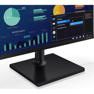Moniteur LCD Samsung F22T450FQR 22" Class Full HD - 16:9 - Noir - 55,9 cm (22") Viewable - Technologie IPS - LED Rétroécla