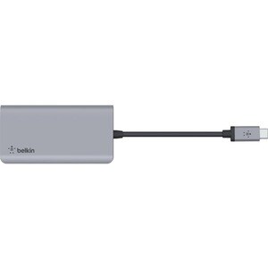 Belkin Connect USB-Typ C Docking Station - Ladefunktion - 4K - 3840 x 2160 - 2 x USB-Anschlüsse - 2 x USB 3.0 - 2 x USB Ty