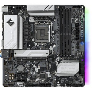 Carte Mère ASRock B560M Steel Legend - Intel B560 Chipset - Socket LGA-1200 - Prêt pour mémoire Intel Optane - Micro ATX -