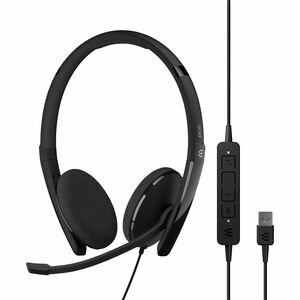 EPOS ADAPT 160 USB II Kabel Auf den Ohren Stereo Headset - Binaural - 178,5 cm Kabel - Geräuschunterdrückung Mikrophon - H