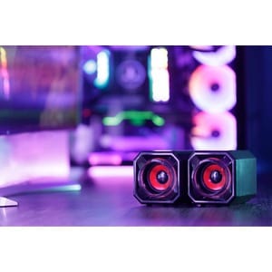 SureFire Gator Eye, 2.0 Kanäle, Kabelgebunden, 2,5 W, 80 - 20000 Hz, 3 Ohm, Schwarz, Rot