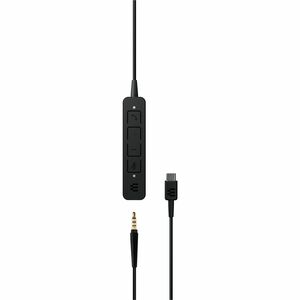 EPOS ADAPT 165 USB-C II Kabel Auf den Ohren Stereo Headset - Schwarz - Binaural - 20 Hz bis 20 kHz Frequenzgang - 231,2 cm