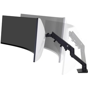 HX Monitor Arm mit HeavyDuty-Gelenk in Schwarz, Monitorhalterung / Displayhalterung für Tischmontage  mit patentierter CF-