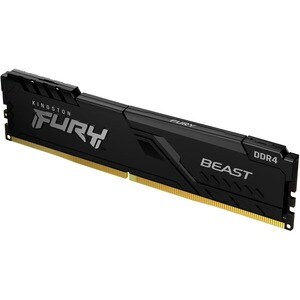 Kingston FURY Beast RAM-Modul - 8 GB (1 x 8GB) - DDR4-3200/PC4-25600 DDR4 SDRAM - 3200 MHz - CL16 - 1,35 V - 288-Pin - DIMM
