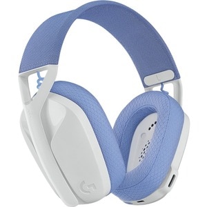 Logitech G G435 Kabellos Kopfbügel Stereo Gaming Headset - Weiß, Lila - Binaural - Ohrumschließend - 20 Hz bis 20 kHz Freq