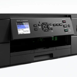 Brother DCP-J1050DW Kabellos - Tintenstrahl-Multifunktionsdrucker - Farbe - Schwarz - Kopierer/Drucker/Scanner - 17 Seiten