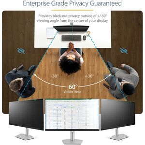 Displayschutzfolie 23,8 Zoll (60cm) - Universal - 16:9 - Matt/Hochglanz (PRIVACY-SCREEN-238M) - für 60,5 cm (23,8 Zoll) LC