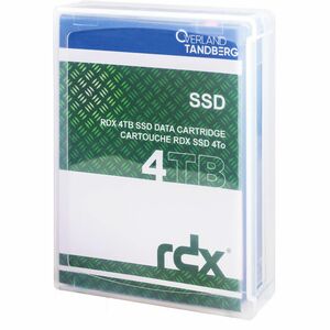 Overland-Tandberg O-T RDX SSD 4TB Kassette. Produkttyp: RDX-Kartusche, Medientyp: RDX, Kapazität ohne Komprimierung: 4 TB.