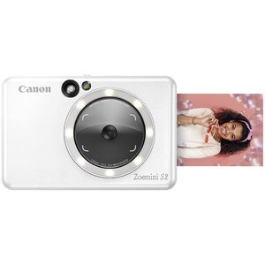 Canon Zoemini S2 Sofortbildkamera und Mini-Fotodrucker, Perlweiß. Produktfarbe: Weiß, Maximum Brennweite (äquivalent 35 mm