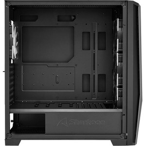 Sharkoon ELITE SHARK TG7M RGB, PC, Schwarz, ATX, EATX, micro ATX, Mini-ITX, Gaming, Multi, Taschenlüfter