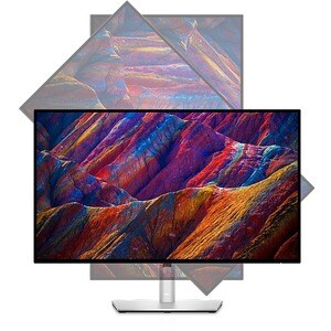 Moniteur LCD Dell UltraSharp U2723QE 27" Class 4K UHD - 16:9 - Noir, Argenté - 68,6 cm (27") Viewable - Technologie In-Pla
