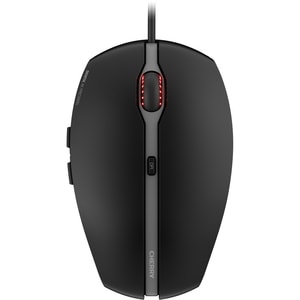 CHERRY GENTIX 4K Maus - USB - Optisch - 6 Taste(n) - Schwarz - Kabel - 3600 dpi Auflösung - Scroll-Rad - Klein/Groß Hand-/