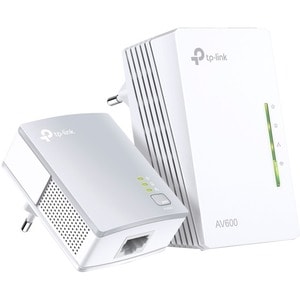 Adaptateur de réseau powerLine - TP-Link TL-WPA4220 - 2 x Réseau (RJ-45) - 500 Mbit/s PowerLine - 300 m Distance tolérée -