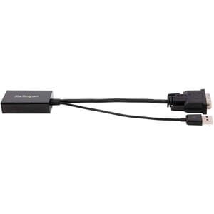 StarTech.com DVI auf DisplayPort Adapter mit USB Power - DVI-D zu DP Video Adapter - DVI zu DisplayPort Konverter - 1920 x