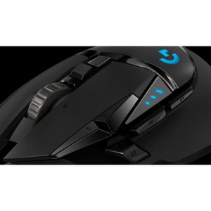 Souris de jeu Optique Logitech HERO G502 - USB - 11 Bouton(s) - Câble - 16000 dpi - Roulettes avec frein