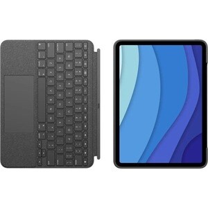 Logitech Combo Touch for iPad Pro 12.9-inch (5th generation). Tastaturaufbau: QWERTZ, Tastaturlayout: Schweiz, Eingabegerä