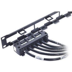 DATA DISTRIBUTION CABLE CAT6 UTP CMR 6XRJ-45 BLACK 10.6M