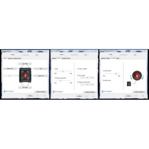 Kensington Expert Mouse Trackball - Bluetooth/Radio-Frequenz - USB - Optisch - Schwarz - Kabellos - Trackball