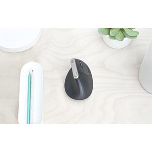 Souris Optique Logitech MX Vertical - Bluetooth/Radio Fréquence - USB Type C - 4 Bouton(s) - 4 Boutons programmables - Noi