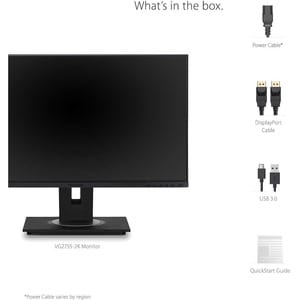 ViewSonic Graphic VG2755-2K 27 Zoll Class WQHD LED-Monitor - 16:9 Format - 68,6 cm (27 Zoll) Viewable - IPS-Technologie (I
