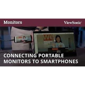 ViewSonic TD1655 16 Zoll Class LCD-Touchscreen-Monitor - 16:9 Format - 6,50 ms Reaktionszeit - 39,6 cm (15,6 Zoll) Viewabl