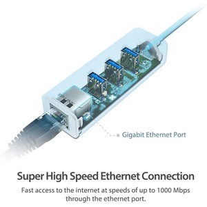 TP-Link UE330 Gigabit-Ethernet-Karte für Computer/Notebook - 10/100/1000Base-T - Tragbar - USB 3.0 Typ A - 40 Gbit/s Daten
