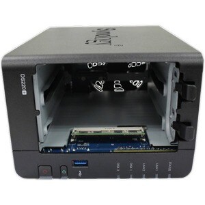 Synology DiskStation DS220+ 2 x Gesamtzahl Einschübe SAN/NAS-Speichersystem Celeron J4025 Dual-Core 2 GHz - 2 GB RAM - DDR
