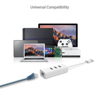 TP-Link UE330 Gigabit-Ethernet-Karte für Computer/Notebook - 10/100/1000Base-T - Tragbar - USB 3.0 Typ A - 40 Gbit/s Daten
