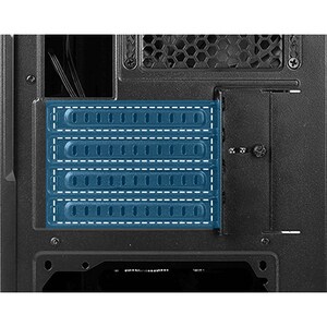 Boîtier d'ordinateur Antec DP301M - Tour midi - Noir - En verre trempé