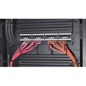 DATA DISTRIBUTION CABLE CAT6 UTP CMR 6XRJ-45 BLACK 3.3M