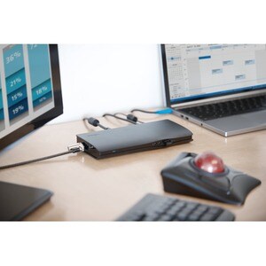 Kensington Expert Mouse Trackball - Bluetooth/Radio-Frequenz - USB - Optisch - Schwarz - Kabellos - Trackball