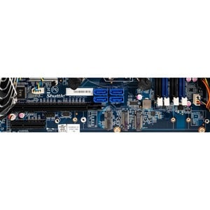 Shuttle XPC cube Barebone SW580R8 - S1200, Intel W580, vPRO, 4x LAN (2x 1Gb & 2x 2.5Gb), 4x 3.5" HDD bays. Gehäusetyp: Cub