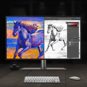 BenQ PD2725U. Bildschirmdiagonale: 68,6 cm (27"), Display-Auflösung: 3840 x 2160 Pixel, HD-Typ: 4K Ultra HD, Bildschirmtec