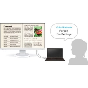 EIZO FlexScan EV2760-WT. Bildschirmdiagonale: 68,6 cm (27"), Display-Auflösung: 2560 x 1440 Pixel, HD-Typ: Quad HD, Bildsc