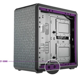 Cooler Master MasterBox Q500L Computer Case - Mid-tower - Black - Steel, Plastic, Acrylic - 2 x Bay - 1 x 4.72" x Fan(s) I