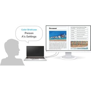 EIZO FlexScan EV2760-WT. Bildschirmdiagonale: 68,6 cm (27"), Display-Auflösung: 2560 x 1440 Pixel, HD-Typ: Quad HD, Bildsc